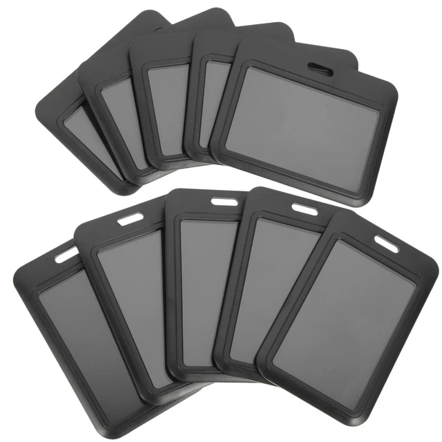10 Pcs Porta Badge Distintivo Della Carta D'identità Cordino Retrattile Clip