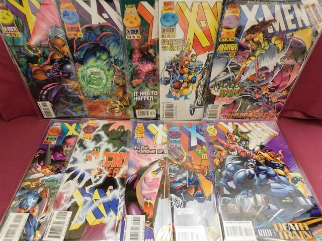 X-Men 51 52 53 54 55 56 57 58 59 60 Marvel Comic Run 1St Onslaught Waid 1996 Nm
