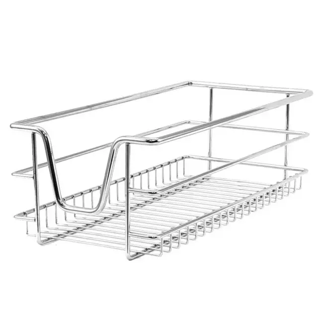 KuKoo 4 x Kitchen Pull Out Soft Close Baskets, 300mm Wide Cabinet, Slide Out