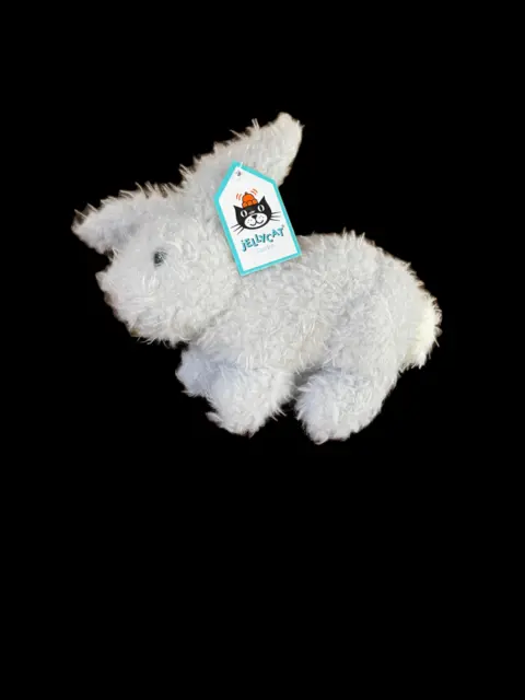 6" Jellycat Baby Grey Hoppity Bunny Rabbit Fuzzy Stuffed Animal Plush Toy Small