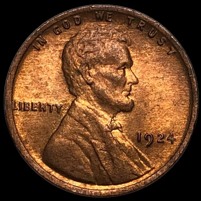 1924 P Lincoln Cent Wheat Penny  J0039