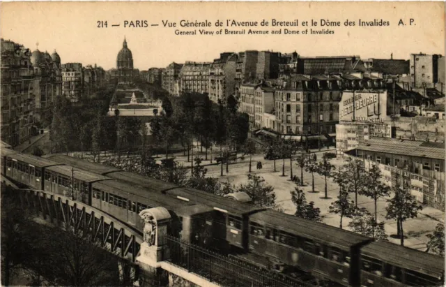 CPA PARIS 7e Vue générale de Avenue de Breteuil&le Dome des Invalides (327870)