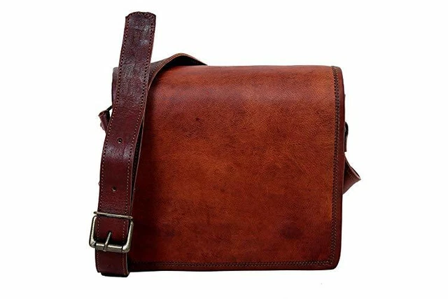 Femme Authentique Vintage Marron Cuir Neuf Messager Épaule Portable Sac De Sur 3