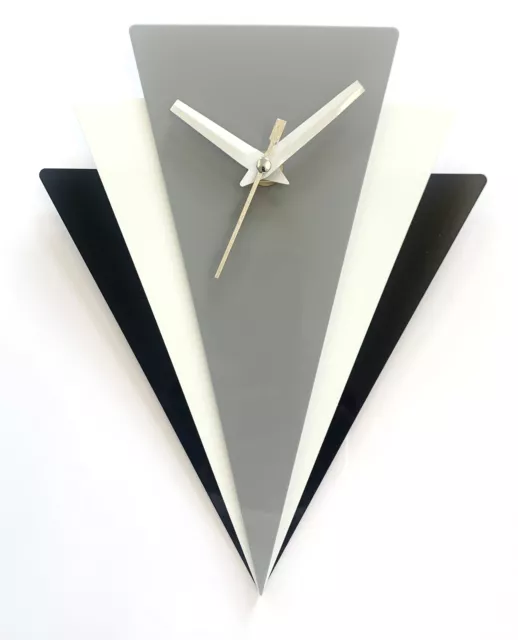 Art Deco Style Wall Clock In Acrylic Gift