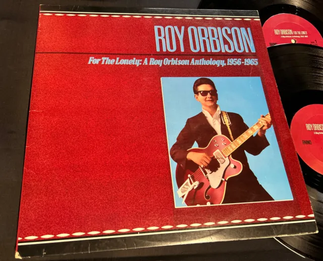 Roy Orbison FOR THE LONELY ANTHOLOGY 1956-1965 Vinyl 2 LPs Rhino Records EX+