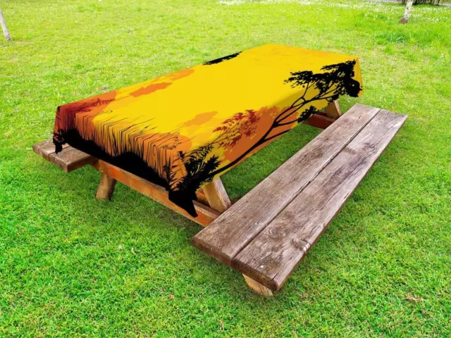 Woodland Outdoor Picnic Tablecloth in 3 Sizes Washable Waterproof