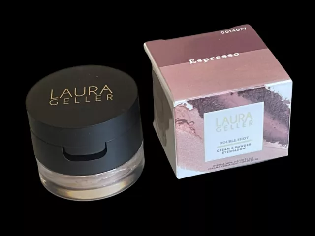 Laura Geller Double Shot Cream & Powder Eyeshadow Duo *Espresso* New in Box