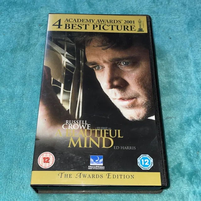 A Beautiful Mind - Russell Crowe - PAL VHS Video Tape