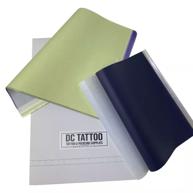 DCtattoo - 25 x Tattoo Thermal Carbon Stencil Transfer Paper Tracing Kit