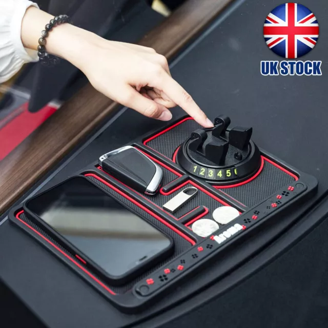 Car Mobile Phone Holder Dashboard Mount Mat Non Slip Grip Stand Anti Skid Pad UK