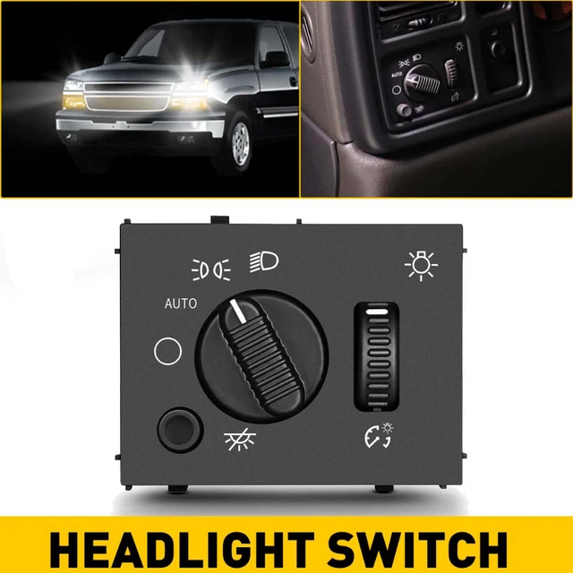 HEADLIGHT & DOME Light Dimmer Switch for Chevy GMC Cadillac Hummer