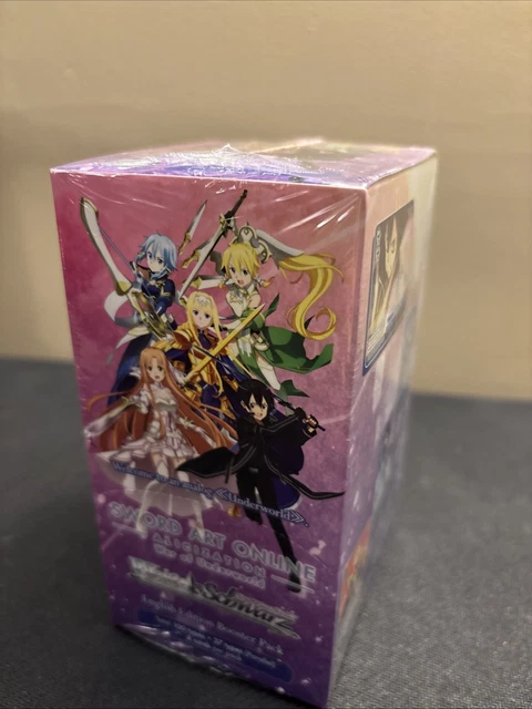 sword art online alicization booster box Weiss Schwarz these booster boxes often become highly sought after as the series rises in popularity—making this a must Booster Pack Sword Art Online