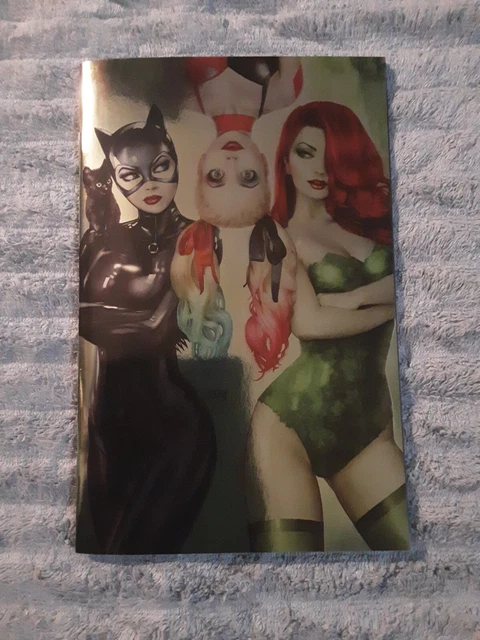 Catwoman 50 Nathan Szerdy Foil Variant Harley Quinn Poison Ivy DC Comics Book