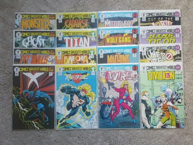 COMICS GREATEST WORLD (CGW) Weeks 1-4 Complete Set/Lot of 16 MINT/MINT-  UNREAD!