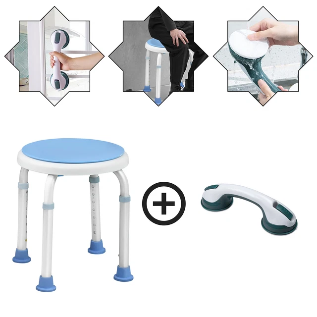 Mango de ducha mango de bañera ventosa + taburete de ducha taburete de baño silla de ducha silla de baño nuevo