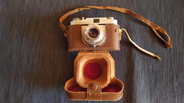 Cámaras fotográficas - Ancien Appareil Photo à Souflet Voigtlender avec