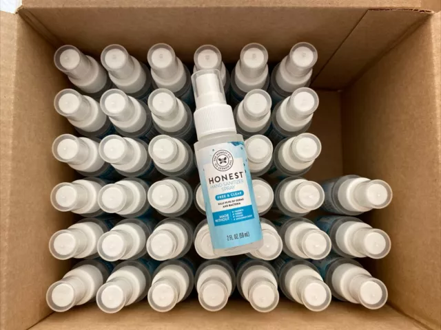 CASE OF 40 The Honest Company Hand Sanitizer Spray - EXP 9/2022