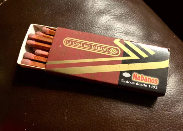 La Casa del Habanos Cigar Shop, Tijuana, Mexico, Full Unstruck Matchbox