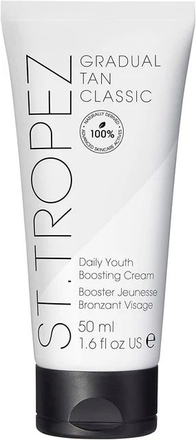 Crema estimulante juvenil diaria clásica St.Tropez Gradual bronceada 50 ml. Bronceado gradual. Cara