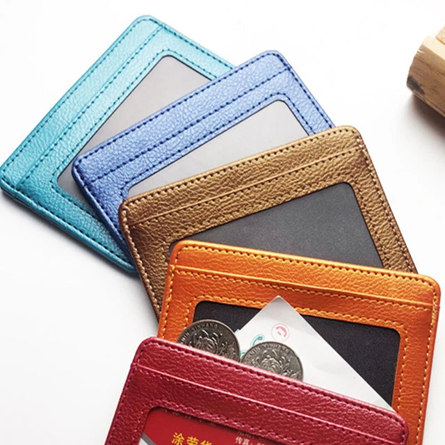 1PC Pratical Fashion Durable Business Card Album Leather Book Case Card Holder