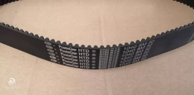 1040-8M-50MM GATES POWERGRIP HTD TIMING BELT 130 TOOTH - 1040mm Long x 50mm Wide
