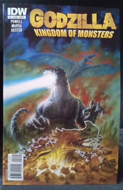 Godzilla: Kingdom of Monsters #2 Cover B 2011 idw Comic Book