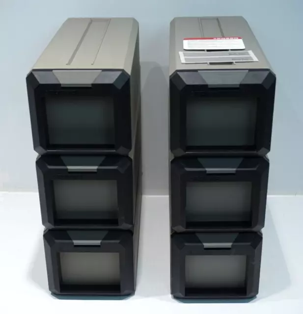 3 - Posso Media Box Stackable 13-Slot Cd Compact Disc Slide-Out Storage Drawer