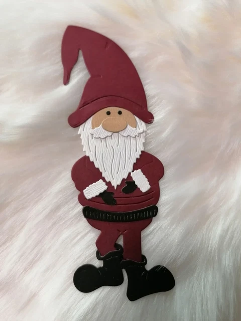 Nikolaus  Wichtel Zwerg Advent Stanzteile Kartenschmuck Basteln