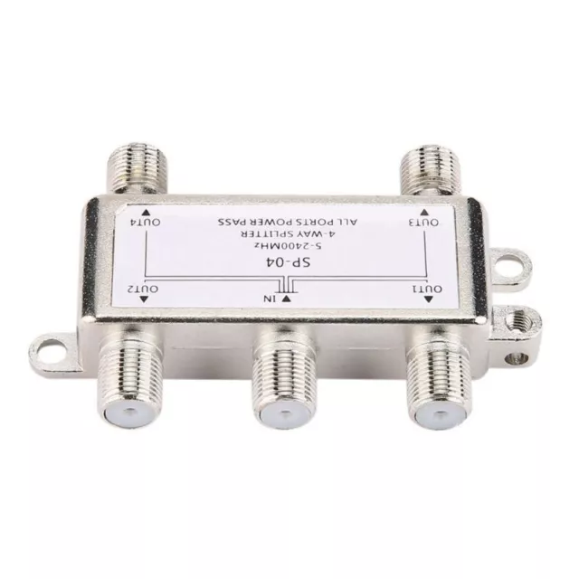 5-2400 MHz 4 vie per splitter cavo coassiale digitale 4 canali satellite/antenna T