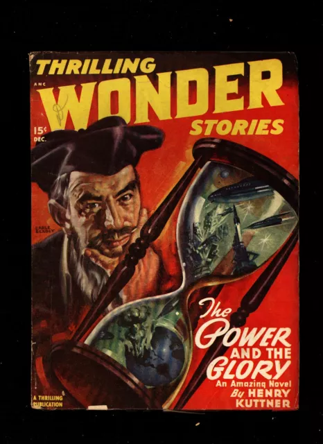 Thrilling Wonder Stories 2  "The Power and the Glory"  Dec 1947 Pulp
