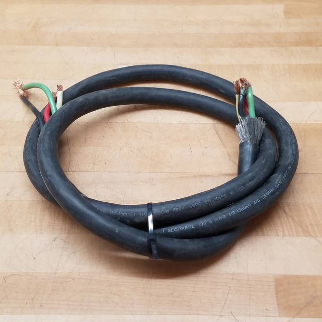 CCI P-07-KA070025-MSHA Seoprene Cable, 105, 6 Awg, 4/C, 600V, -50 to 105 C
