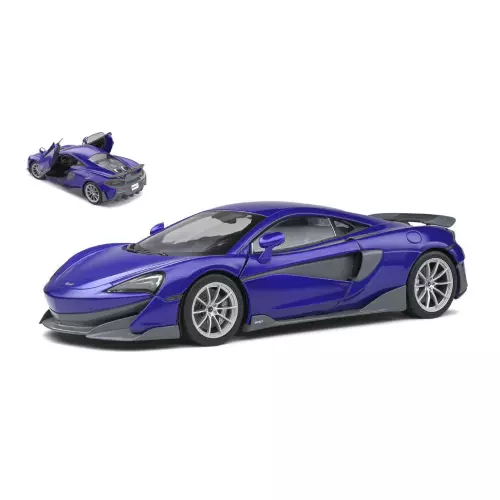 MC LAREN 600LT COUPE' 2018 LANTANA PURPLE 1:18 Solido Auto Stradali Die Cast