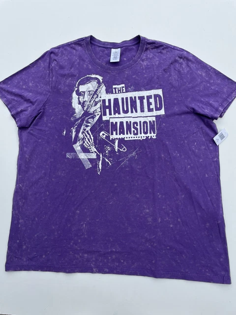 Disney Parks The Haunted Mansion Master Tracey Purple T-Shirt Size 2XL