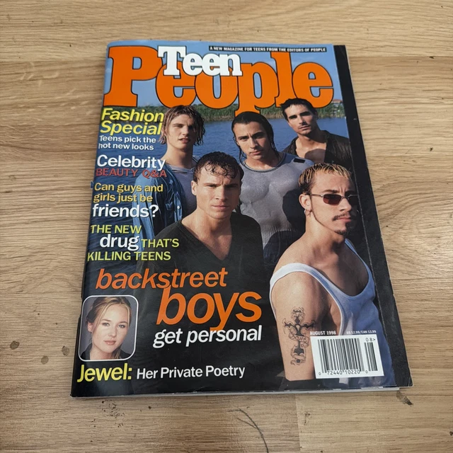 Teen People（ 昔のBack Street Boys)米雑誌 レア VINTAGE TEEN PEOPLE Magazine August 1998 Backstreet Boys $39.17