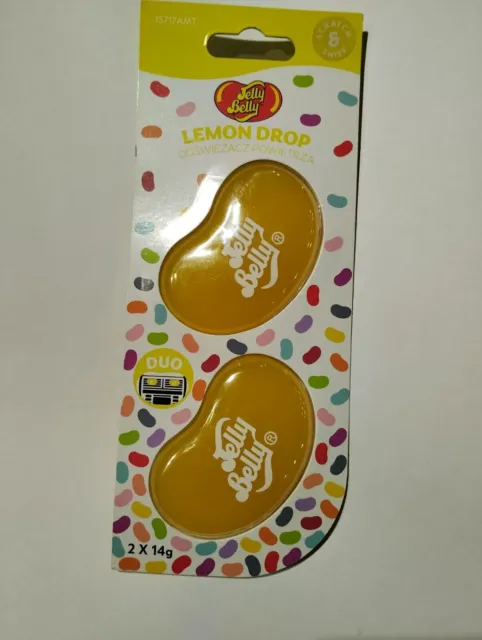 Jelly Belly Bean DUA PACK 3D Car Air Vent CLIP Home Office Désodorisant