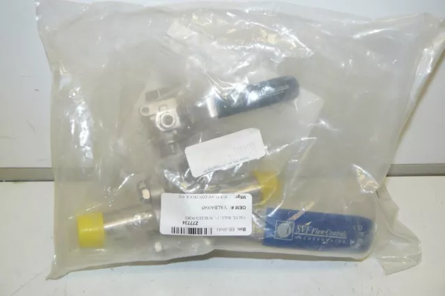 Svf Fci S7 6666Nn 3-Piece Socket Weld Ball Valve W/ Bleed Port 1" 1500 Cwp New