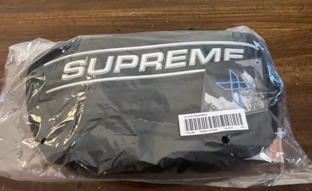 Supreme 3D Logo Waist Bag Black Os Fw23 (100% Authentic) Brand New