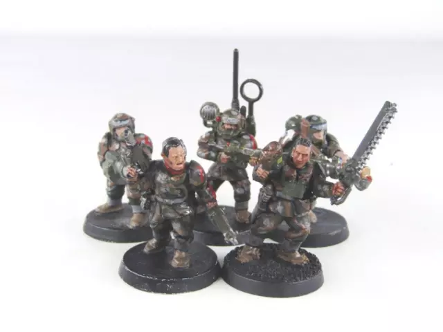 (6090) Cadian Command Squad Imperial Guard Astra Militarum 40k 30k Warhammer