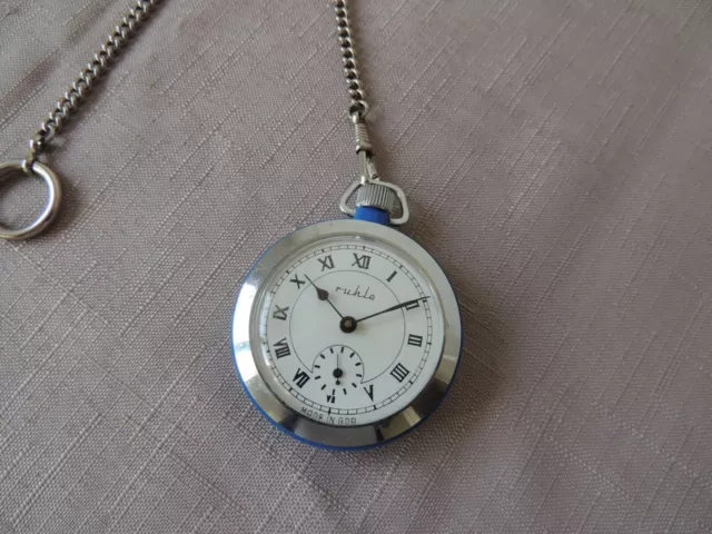 Ruhla Taschenuhr- made in GDR-UMF 83- Bj.1960