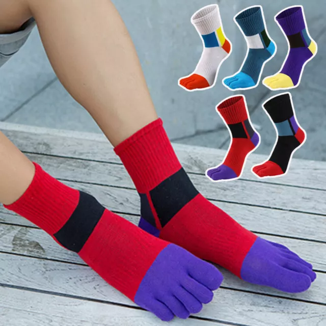 5/3 Paires De Chaussettes En Coton À Cinq Doigts Pour Hommes Décontractées %