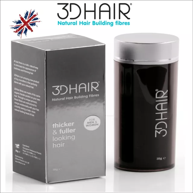 3D Hair Fibres For Thinning Hair FREE UK  Royal Mail Post  🔥SAVE UP TO 25%🔥