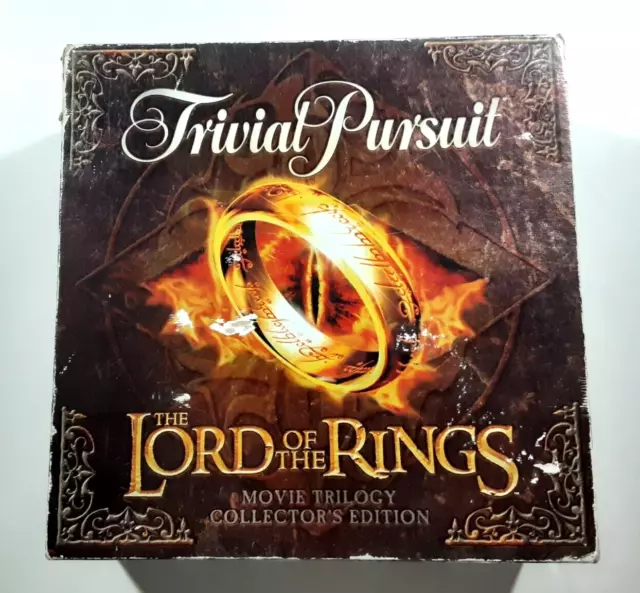 Trivial Pursuit Lord of the Rings Movie Trilogy Collectors Edition 100% Complete