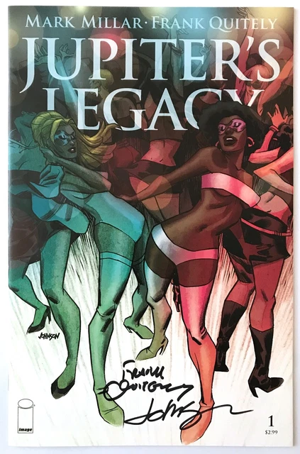 Jupiters Legacy #1C Variant Signed Frank Quitely + Johnson New Nm B&B Netflix!