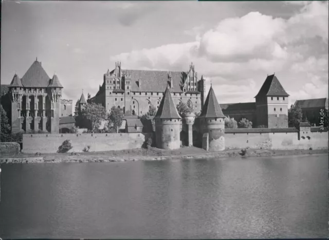 Ansichtskarte Marienburg Malbork Schloss/Ordensburg Marienburg 1963 2