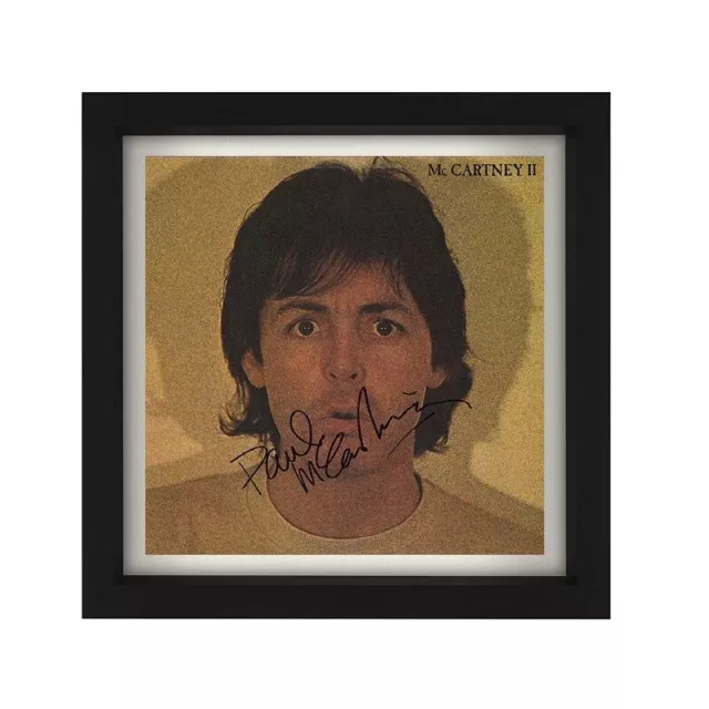 Paul McCartney Signed / Autographed "McCartney II" Record Album Cover Print