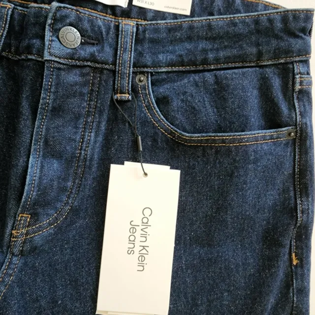 Calvin Klein Men's Jeans | Slim Fit | Navy Blue Multi Size CKJ