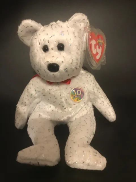 DECADE BEAR TY BEANIE BABY COLLECTION new ex-shop stock
