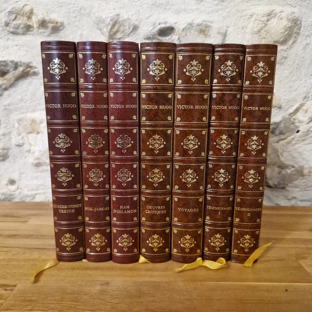 Victor Hugo – Lot De 4 Livres – Œuvres Romanesques – France Loisirs 1996 – TBE