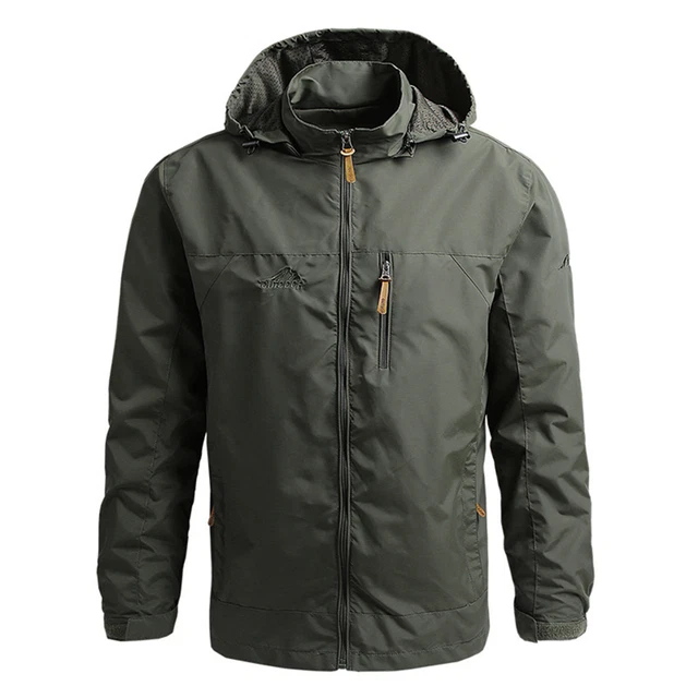 Mens Waterproof Winter Jacket Warm Windproof Coat Outdoor Ski Snow Hooded Jacket