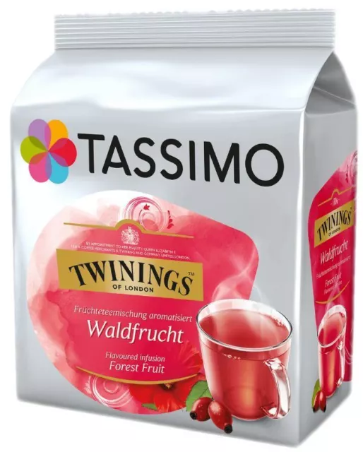TASSIMO TWININGS FRUITS Of The Forest thé disques T gousses  8/16/32/48/80/160 boissons EUR 8,79 - PicClick FR